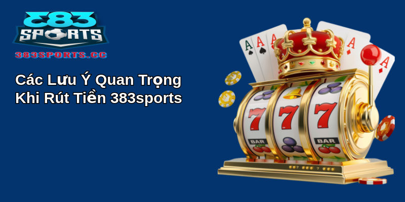 Cách Thực Hiện Rút Tiền 383sports Đầy Đủ Và Tin Cậy 3 Các Lưu Ý Quan Trọng Khi Rút Tiền 383sports